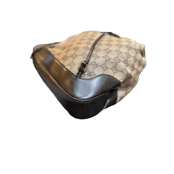 GUCCI GG Monogram Canvas Drawstring Backpack Rucksack - Picture 7 of 16